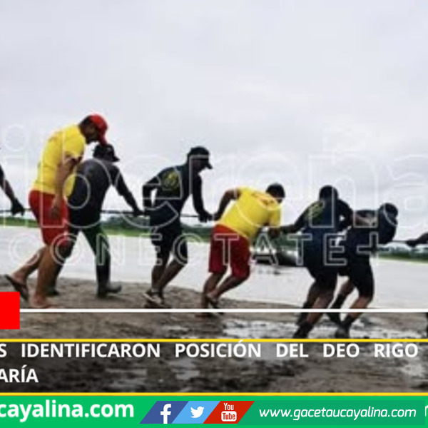 Tras once días identificaron posición del Deo Rigo y avanzaron remolque en Iparía.