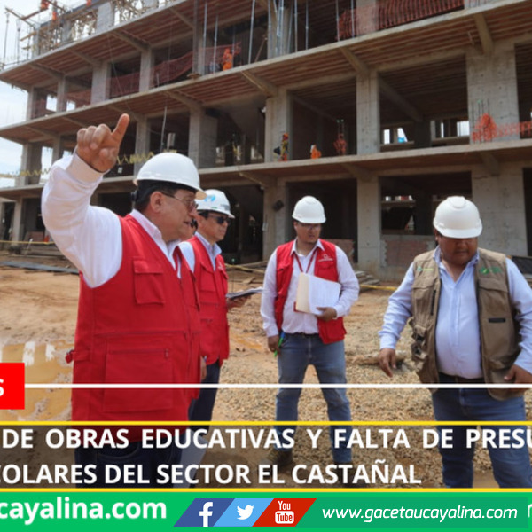 Obra educativa de S/ 63 millones avanza lentamente y afecta a cientos de escolares en Tambopata