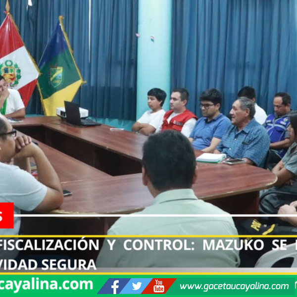 CODISEC acuerda acciones de control para garantizar una Navidad segura en Mazuko