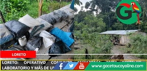 Loreto: operativo conjunto “Amazonía 2025” destruye laboratorio y más de una tonelada de droga