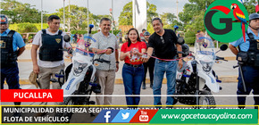 Municipalidad refuerza seguridad ciudadana en Pucallpa con nueva flota de vehículos