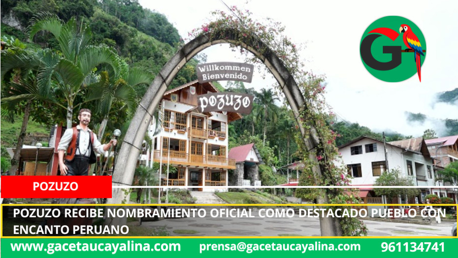 Pozuzo recibe nombramiento oficial como destacado Pueblo con Encanto peruano.