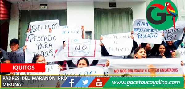 Padres del Marañón protestan en Iquitos y exigen cambios a Wasi Mikuna.