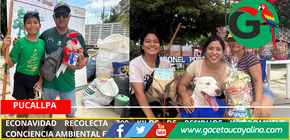 Econavidad recolecta 300 kilos de residuos y promueve conciencia ambiental en Coronel Portillo