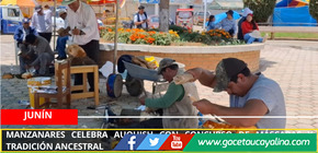 Manzanares celebra Auquish con concurso de máscaras y tradición ancestral