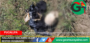 Restos humanos y objetos rituales son hallados a orillas del río Ucayali