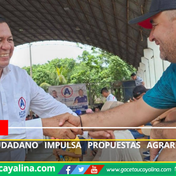 Respaldo ciudadano impulsa propuestas agrarias de Edwin Miranda Ruiz