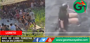Más de 2.000 turistas vivieron terror tras hundimiento de balsa en Loreto