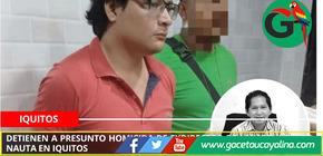 Detienen a presunto homicida de exdirector de la UGEL Loreto–Nauta en Iquitos