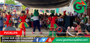 Ocho Sur llevó alegría navideña a más de 3 mil niños y niñas de comunidades originarias