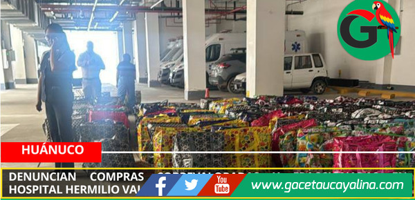 Denuncian compras sobrevaloradas y fraccionadas en Hospital Hermilio Valdizán de Huánuco
