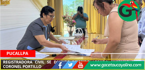 Registradora civil se despide dejando legado humano en Coronel Portillo