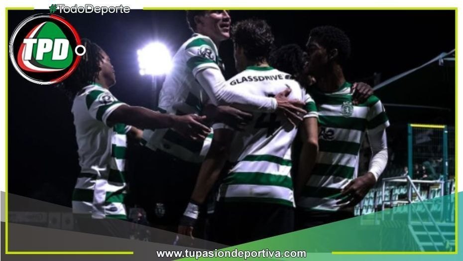 Víctor Guzmán anota con Sporting Sub-23