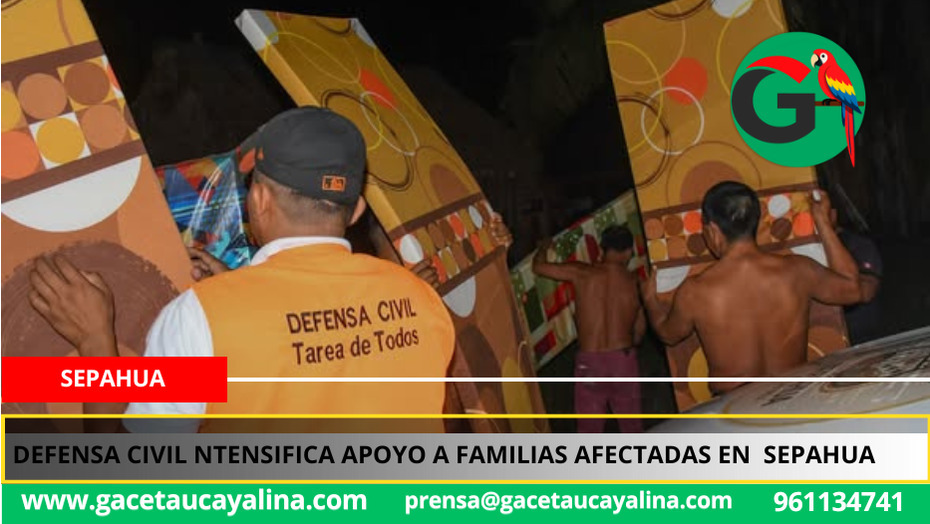 Más de 160 personas damnificadas por inundaciones en Sepahua