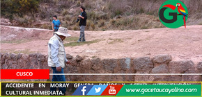 Accidente en Moray provoca daños y activa intervención cultural urgente.