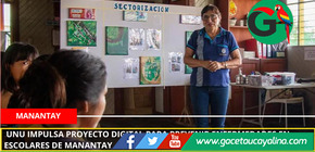 UNU impulsa proyecto digital para prevenir enfermedades en escolares de Manantay.