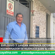 Atentan con explosivo y lanzan amenaza extorsiva contra la vivienda del exgobernador de Huánuco Juan Alvarado.