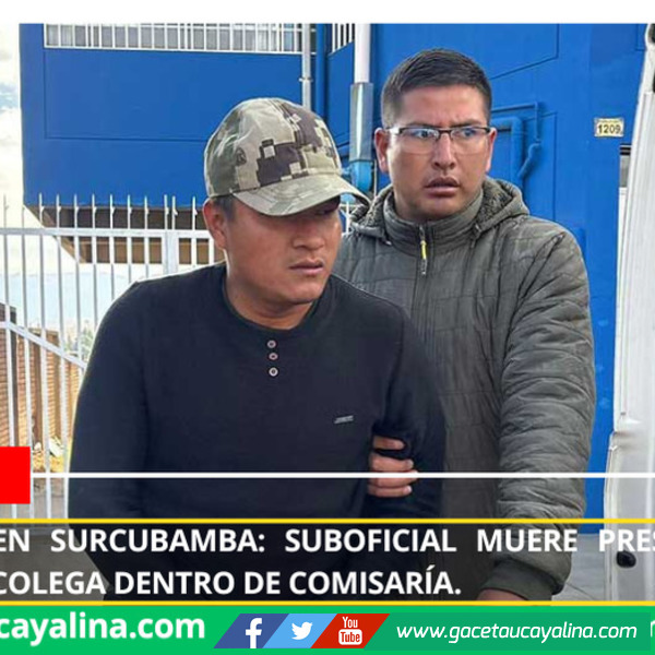 Conmoción en Surcubamba: suboficial muere presuntamente a manos de su colega dentro de comisaría.