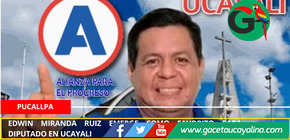 Edwin Miranda Ruiz emerge como favorito para diputado en Ucayali