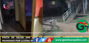 FUERTES LLUVIAS PROVOCAN FILTRACIONES Y DAÑOS 