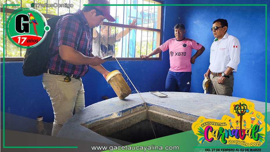 Consejero Regional Bonilla inspecciona sistema de agua en Sol Naciente en Curimana