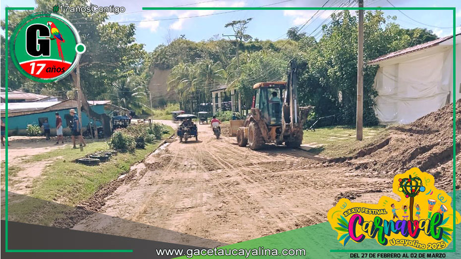 Municipalidad de la Provincia de Ucayali limpia calles Petro Perú y José Olaya