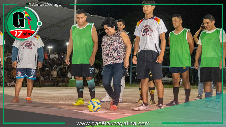 Municipalidad de Atalaya inaugura torneo con 25 equipos participantes