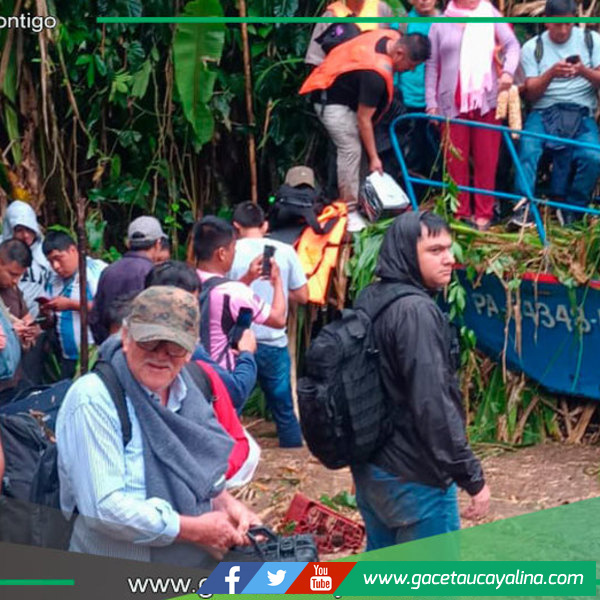 Embarcación naufraga con más de 140 pasajeros en ruta Satipo - Atalaya
