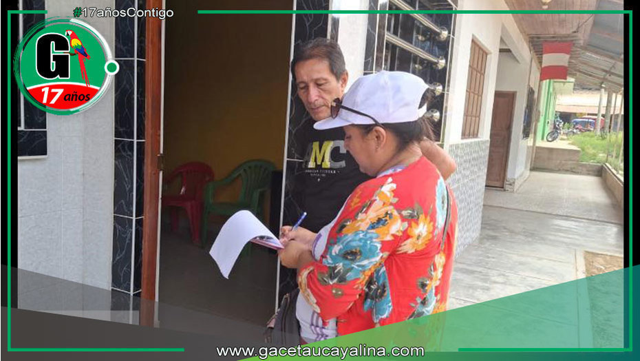 Empadronadores inician registro para proyecto de agua y desagüe