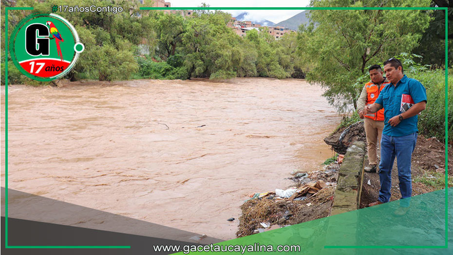 Gobierno Regional de Huánuco monitorea puntos críticos por crecida de Río Huallaga