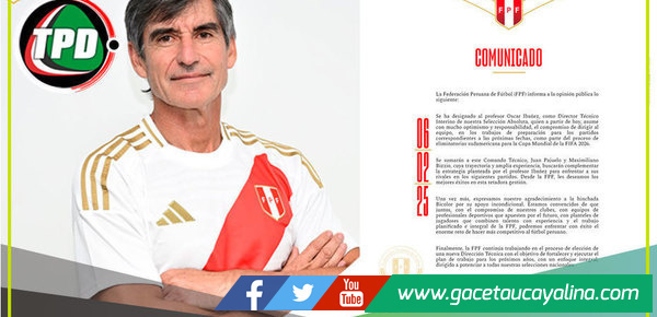 Óscar Ibáñez es nombrado entrenador interino de la Selección Peruana