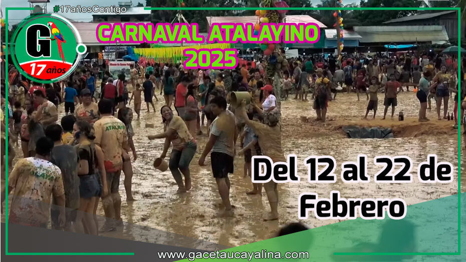 Carnaval Atalayino 2025 celebra la unión cultural desde el 12 de febrero
