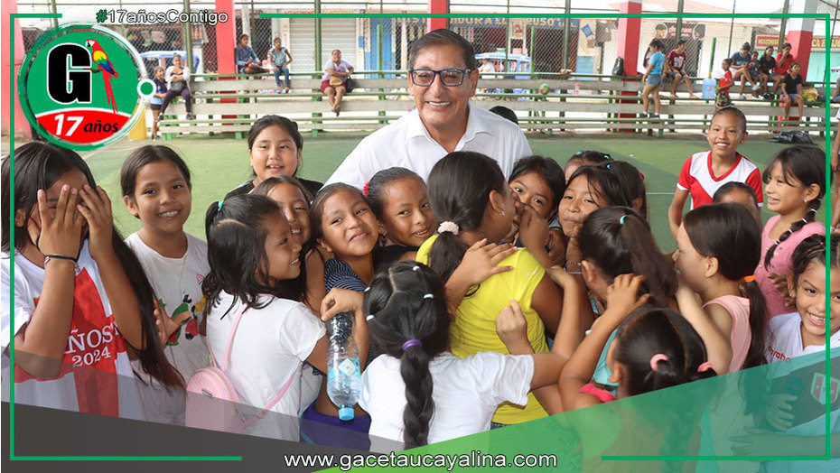 Cientos de niños disfrutan actividades recreativas y culturales en Contamana