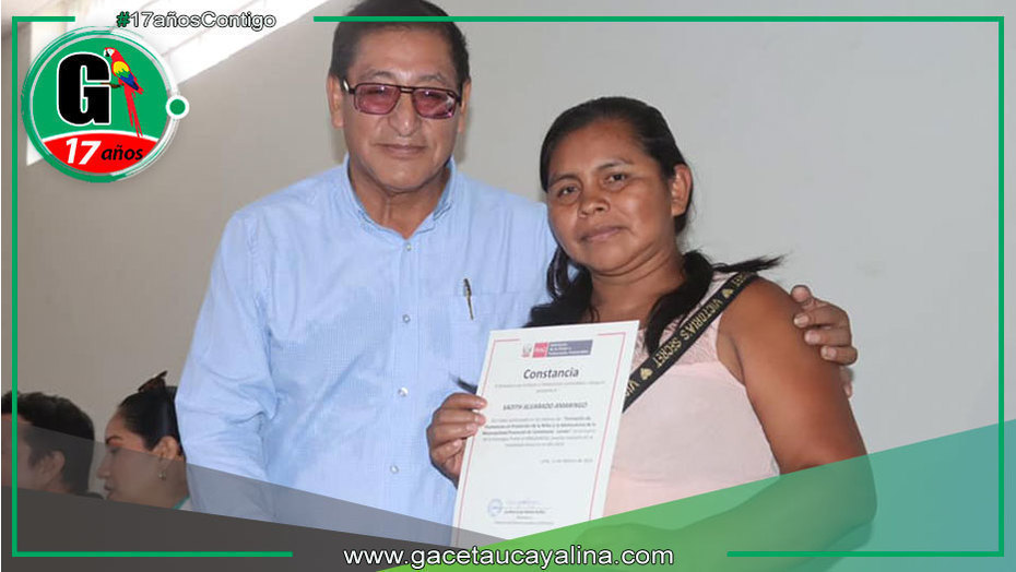 Municipalidad de Ucayali - Contamana certifica a 31 promotores de protección infantil