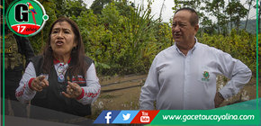 Congresista Marleny Portero inspecciona carretera Puerto Ocopa-Atalaya
