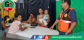 Alcalde Rodolfo Lovo Tello visita albergues y lanza olla común