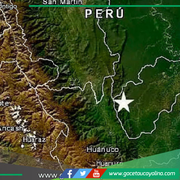Sismo de 4.6 remeció Padre Abad Ucayali esta mañana 