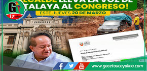 Alcalde exigirá en Congreso reparación urgente de carretera