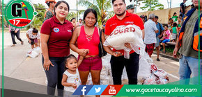 Continúa entrega de ayuda humanitaria en callería - Pucallpa