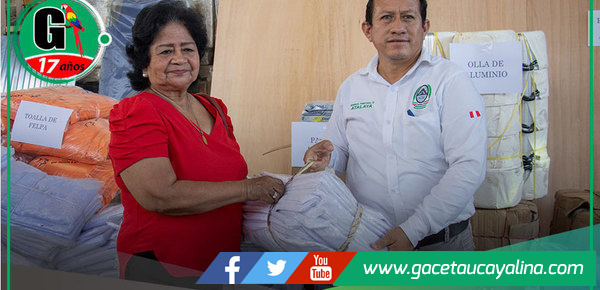 Atalaya recibe materiales de ayuda humanitaria esencial