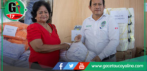 Atalaya recibe materiales de ayuda humanitaria esencial