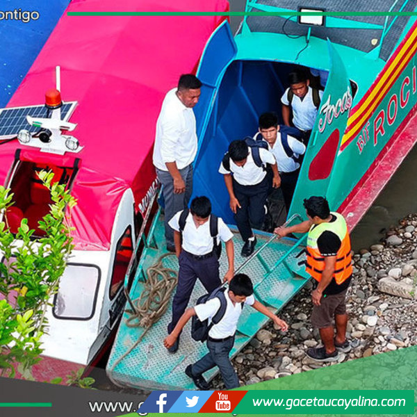 Lanzan Rutas Fluviales para escolares en Sepahua