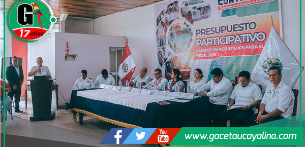 Contamana inicia Presupuesto Participativo para 2026