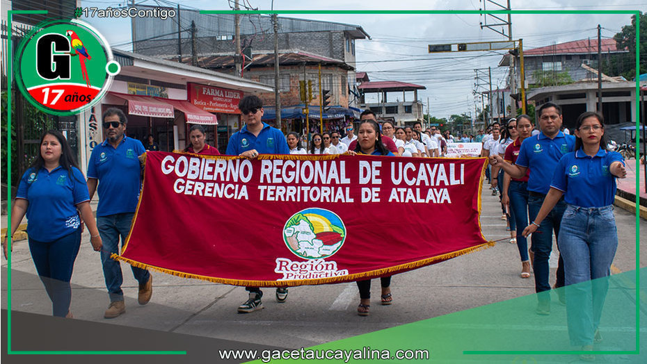 Gerente Territorial de Atalaya participa en celebración de recategorización provincial