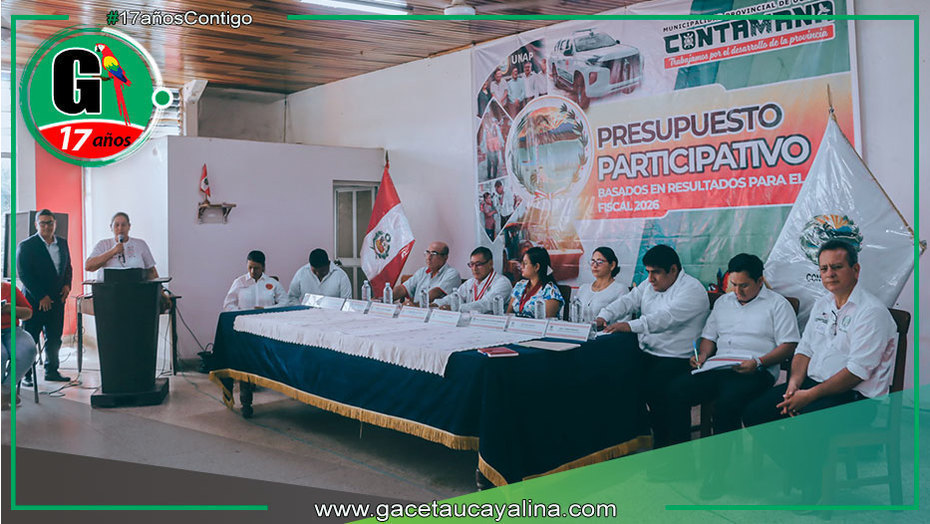 Contamana inicia Presupuesto Participativo para 2026