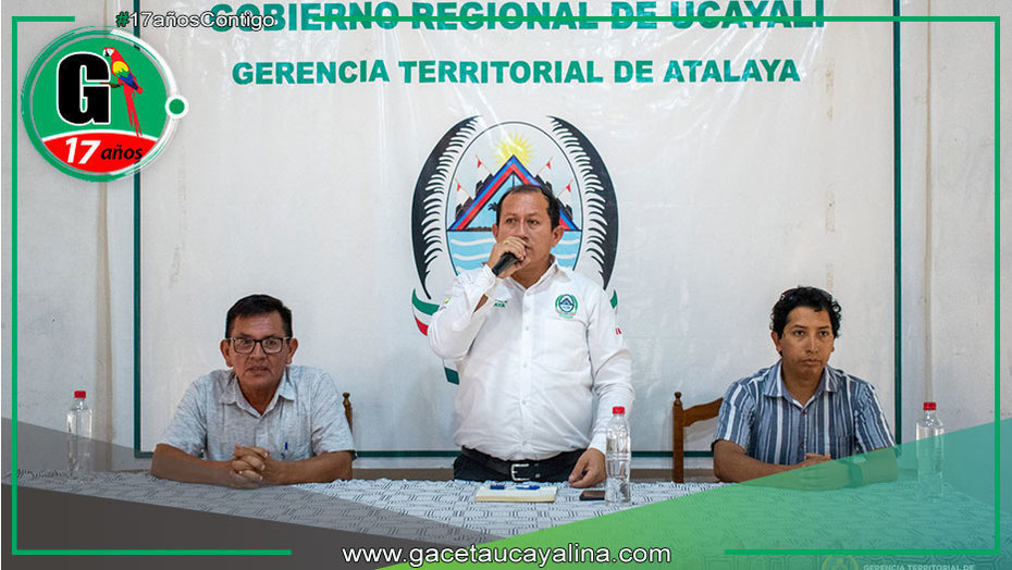 Gerencia Territorial de Atalaya socializa proyecto de mejora educativa