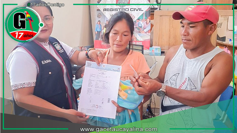 Sepahua implementa trámite virtual para inscripción de nacimiento y DNI
