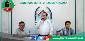 Gerencia Territorial de Atalaya socializa proyecto de mejora educativa