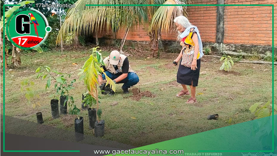 CIAM fomenta vida saludable con siembra de plantas frutales en Atalaya