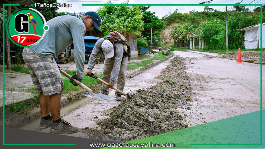 Municipalidad de Ucayali realiza mantenimiento en calles de Contamana